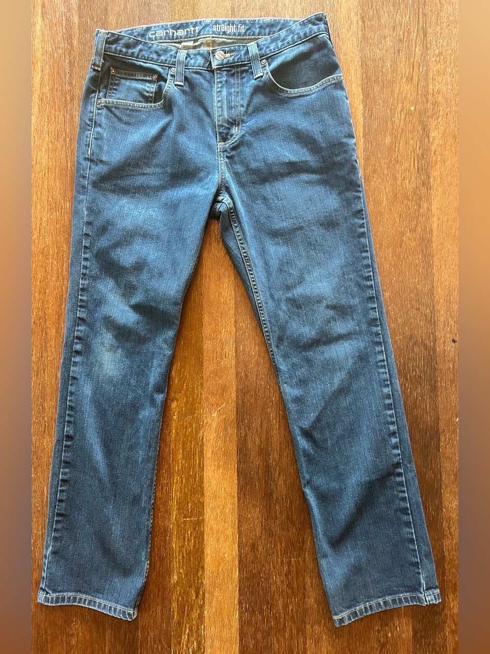 Carhartt Rugged Flex Jeans Men’s 32x30 Straight Fit Dark Wash
